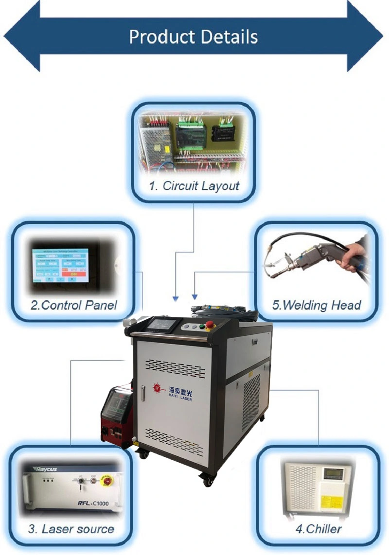 Laser Hand-Held Welding Machine Welding Aluminum Products Beautiful Effect Easy to Use Without Professional Welder